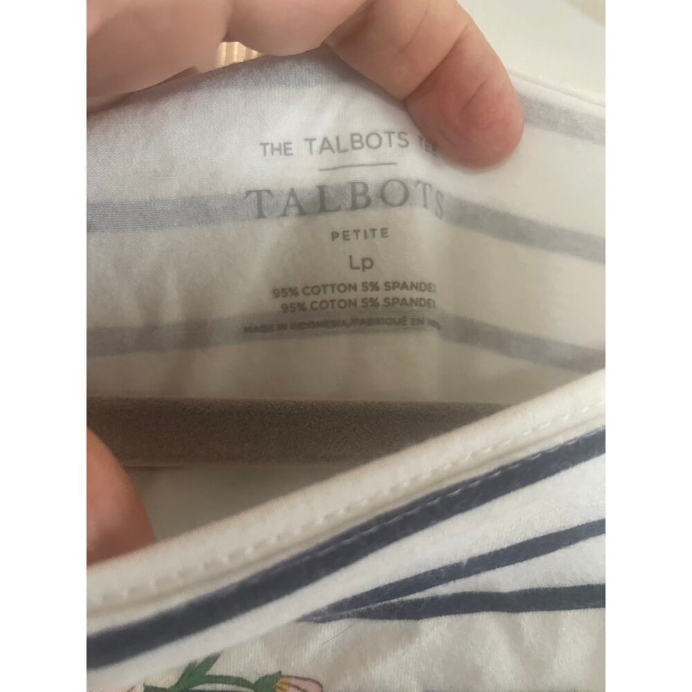 Talbots classic 3/4 length tshirt. Size Large Petitie - Picture 8 of 12